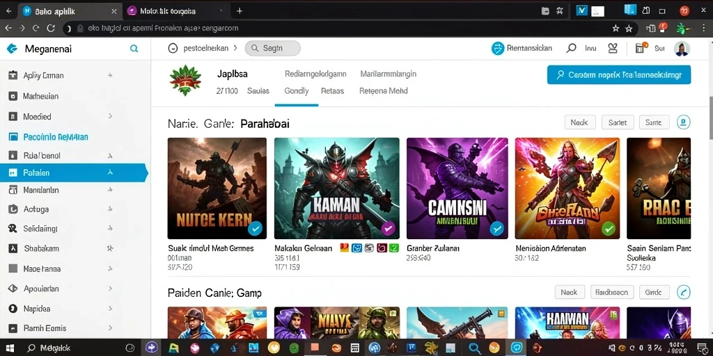 Screenshot menampilkan level yang menantang dengan grafis menakjubkan.