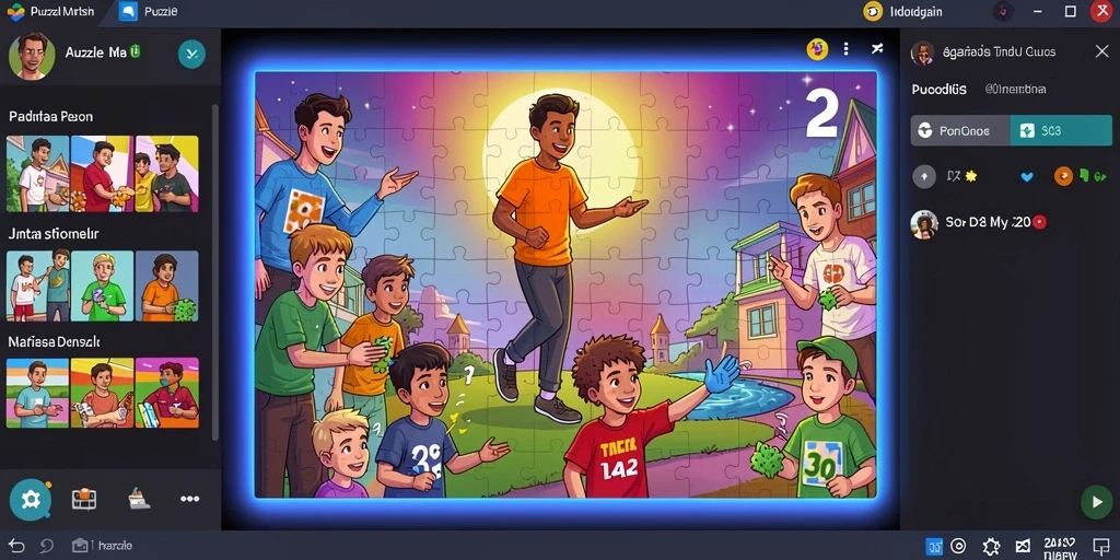 Tangkapan layar aksi seru dari game.