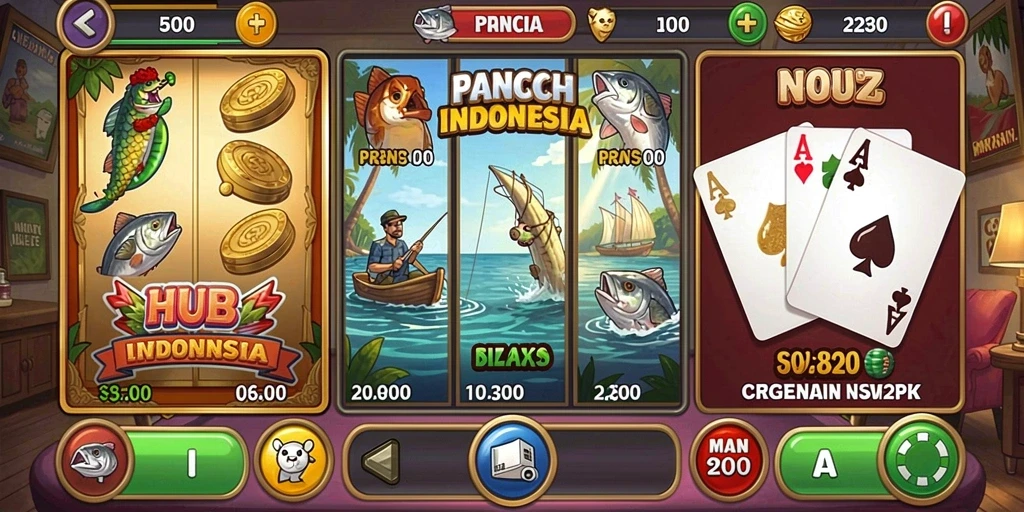 Tampilan game yang menarik dan modern.