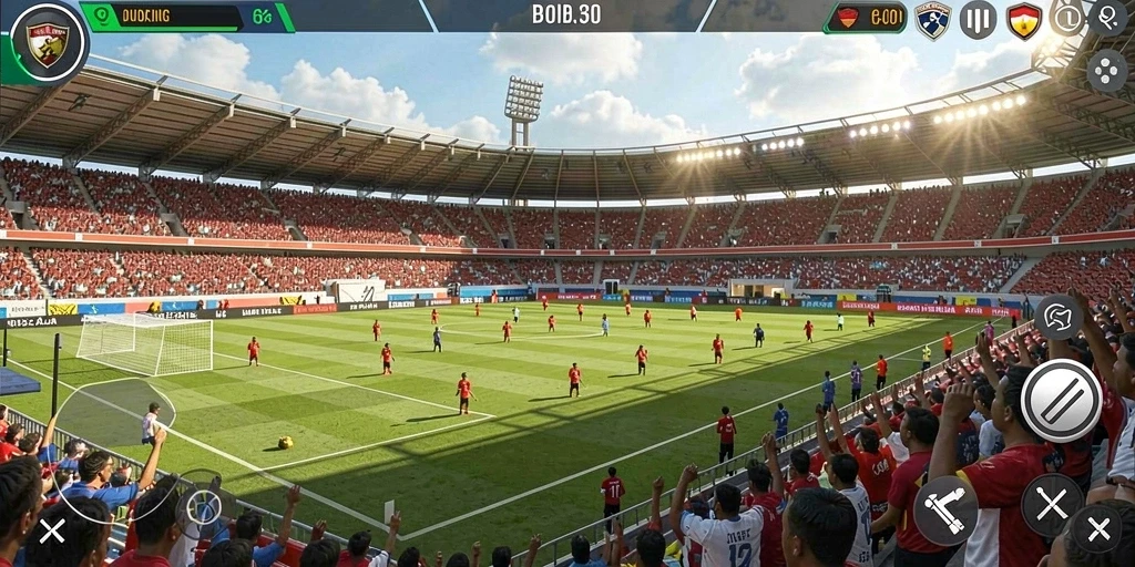 Tampilan awal permainan yang menarik dan interaktif.