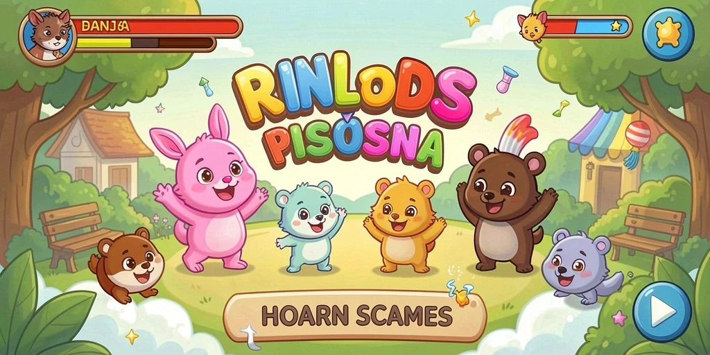 Tampilan awal game yang menarik dan intuitif.