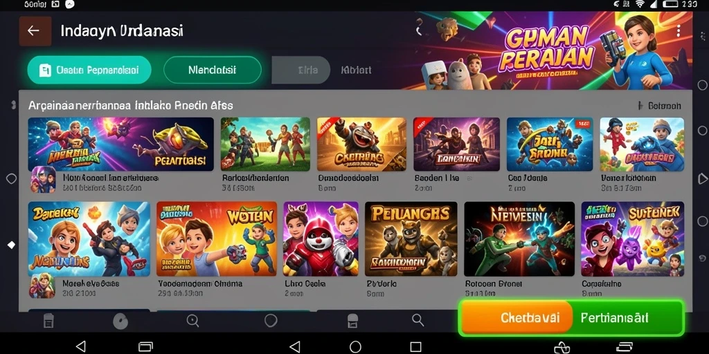 Tampilan antarmuka yang menarik dan user-friendly.