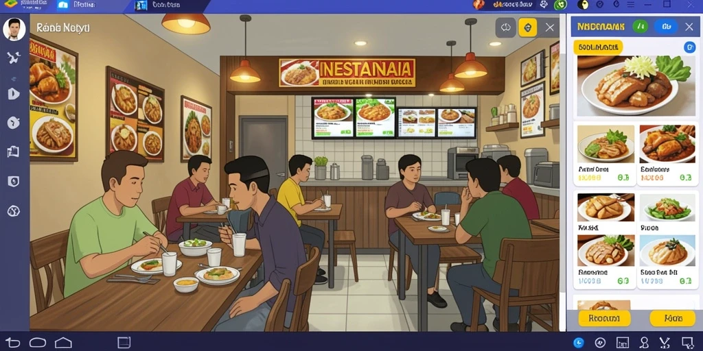 Tampilan layar utama K234 yang menarik.