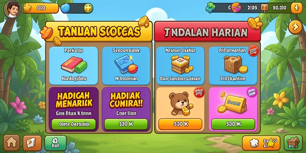 Tampilan antarmuka SPINGOLD yang menarik.